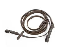 Pferdelinis Trensen Riendas para caballos, duraderas correas en negro o marrón, ancho 18 mm, longitud 2,9 m (marrón)