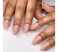 Pffiocix 30 piezas de uñas postizas con forma de almendra, uñas acrílicas, accesorios de manicura para mujer