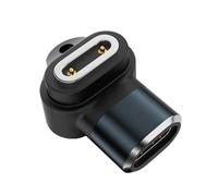 Pffiocix Adaptador de carga USB C portátil para reloj inteligente Z6A/Z7S/Z7A/Z8A/Z10 que garantiza el hogar, la escuela o viajes, carga de aleación de aluminio para reloj inteligente infantil