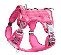 Pffiocix Arnés reflectante ajustable para perro, chaleco de entrenamiento para mascotas, entrenamiento fuerte, caminar, natación, senderismo