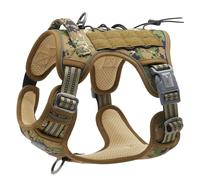 Pffiocix Arnés reflectante ajustable para perro, chaleco de entrenamiento para mascotas, entrenamiento fuerte, caminar, natación, senderismo