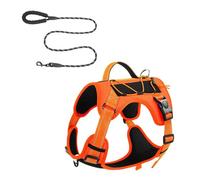 Pffiocix Arnés reflectante para perro, chaleco ajustable, multifuncional, entrenamiento fuerte, para caminar, nadar