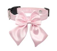 Pffiocix Collar ajustable para mascotas para perros y gatos, collar elegante con lazo grande con múltiples tamaños, pequeño a grande