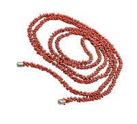 Pffiocix Collar multicapa con cuentas de cristal artificial para uso diario y eventos especiales, joyería de vacaciones