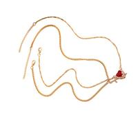 Pffiocix Juego de 2 collares con diseño de flechas de corazón que simbolizan el amor y el compromiso, textura de aleación, joyería de moda para el cuello