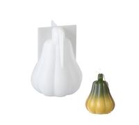 Pffiocix Molde de silicona 3D para manualidades de velas de frutas, hecho a mano, resina epoxi, decoración de boda