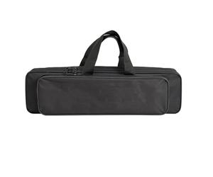 Pffiocix Organizador de aparejos de pesca, portátil, tela Oxford, carrete de caña de pescar, estuche de almacenamiento, accesorios de pesca, bolsa de herramientas fácil