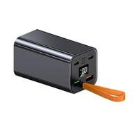 Pffiocix PowerBank - Kit de carcasa de 20000 mAh, 22,5 W, carga rápida, 2 USB + 2 salidas y entradas tipo C, pantalla LED, carga portátil para teléfono, tableta, pantalla LED
