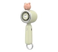 Pffiocix Ventilador portátil de mano de 1200 mAh, rociador de agua recargable, pequeño ventilador de mano para viajes, hogar, oficina, camping