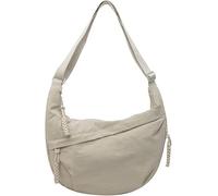 PFHFRJZLQ Bolso bandolera de nailon liso, moderno, con correa ajustable y múltiples bolsillos con cremallera, ideal para viajes y uso diario.
