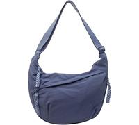 PFHFRJZLQ Bolso bandolera de nailon liso, moderno, con correa ajustable y múltiples bolsillos con cremallera, ideal para viajes y uso diario.