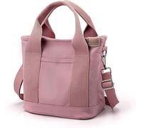 PFHFRJZLQ Bolso de hombro multiusos, bolso de mano multicompartimento de gran capacidad, bolso de lona para mujer con cremallera, ideal para uso diario
