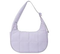 PFHFRJZLQ Bolso de Media Luna Acolchado con Correa Ajustable, Elegante Bolso de Hombro Acolchado de Nailon para Mujer, Ideal para Viajes, Trabajo y Ocio