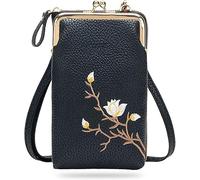 PFHFRJZLQ Cartera Bandolera, Mini Bolso de Viaje para Celular, Cartera con Soporte para Celular, Impermeable, Antirrobo y Antigolpes para Viajes de Mujer