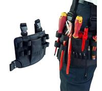 PFHHUDCV Holster z 2.0 Tool Pouch,Holster Loop Belt Tool Pouch,Electrician Tool Pouch,Repair Tool Bag Around Your Leg for Automotive,Craftsman,Carpenter,Construction