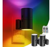 PFHHUDCV LED Night Light Plug in, Modern Night Lights Plug into Wall, Dusk to Dawn Sensor, Soft White, 0-100LM Adjustable Brightness, Dimmable Night Lights for Hallway Bedroom Stairway