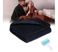 PFHHUDCV Lovers Blanket Waterproof,Fleece Blanket For Bed Furniture Protector,Squirt Blanket for Bed Washable,Dog Bed Blankets,Water proof Pet Blanket For Dog Cat (black,XL)