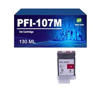 PFI-107 Cartucho De Tinta Compatible con Impresoras para Canon Pro IPF670, IPF680, IPF685, IPF770, IPF780 Y IPF785. Tinta De Alto Rendimiento,M-1 Pack