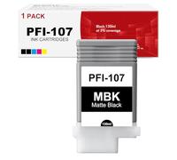 PFI-107 PFI107 130 ml Cartuchos de tinta de repuesto para Canon PFI-107MBK 6705B001 para ImagePROGRAF iPF670 iPF680 iPF685 iPF770 iPF780 iPF785