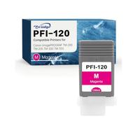 PFI-120 Cartucho de Tinta Magenta para Canon PFI-120M 2884C001 | Compatible para Canon ImagePrograf TM-200 TM-205 TM-300 TM-305