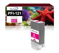PFI-121 PFI121 - Cartucho de tinta para Canon PFI-121M, 300 ml, repuesto para Canon ImagePrograf TM-250 TM-255 TM-350 TM-355 (1 x magenta)
