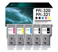 PFI-320 PFI-321 - Cartucho de tinta para Canon PFI-320MBK PFI-320BK PFI-320BK PFI-320C PFI-321M PFI-320Y para Canon ImagePrograf TM-250 TM-255 TM-350 TM-355