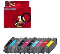 PFI5100 Pack 10 Cartuchos de Tinta pigmentada Multicolor Compatible con Canon iPF Pro-310
