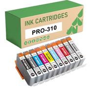 PFI5100 PFI-5100 PBK C M Y PC PM MBK R GY CO Cartuchos De Tinta Multipack | Compatible para Canon ImagePROGRAF Pro 310 Pro310 Impresora PFI 5100 Tanque De Tinta 10 Color 1-Set