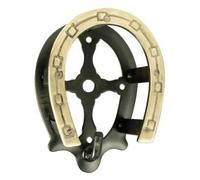 PFIFF 005198 - Colgador de Caballo con Forma de Herradura, Macizo, Bicolor, con Gancho, Hierro
