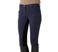 PFIFF 101197 - Pantalones de chándal para Mujer, 6 Colores, Todos los tamaños, 122 - Pantalón de equitación para Asiento Completo, Color Azul y Negro, Mujer, Color Marrón (marrón/Negro)., tamaño 122