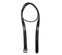 PFIFF 101222 - Correas para estribos (Hebillas de Acero Inoxidable, 1 par), Color Negro