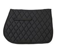 PFIFF 101534 Basicline VS - Manta para sillín, Color Negro