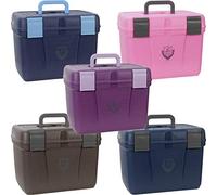 PFIFF 101562-223-2 - Caja de Limpieza para Caballos, Estable, Grande, Color Azul y Gris