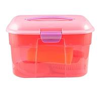 PFIFF 102272-82 Putzkiste mit Inhalt, Rosa