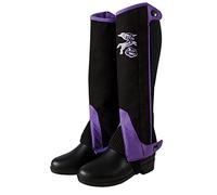 PFIFF 102535 Unicorn - Minichaps para niños, color negro y morado 6