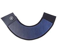 PFIFF 102774 Shine Bright - Campanas de pezuña (brillante, con cierre de velcro), color azul y plateado