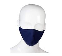 PFIFF 102914 - Mascarilla facial de tela (2 capas, talla M), color azul