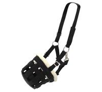 PFIFF 102979 Bozal de Freno de alimentación, Cabeza de Piel sintética, Color Negro