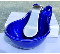 PFIFF Bebedero de Acero Inoxidable con lengüeta Negra.