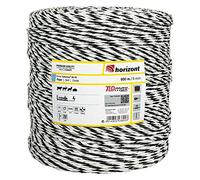 PFIFF Bobina de Cuerda R6-PE ́, 6 mm, Color Blanco y Negro, 800 m