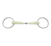 PFIFF - Bocado para Caballos de hípica, tamaño 14,5 cm, Color Blanco