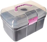 PFIFF - Cuidado de hípica, Color Gris - Rosa