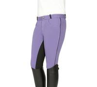 PFIFF Franka, Pantalones de equitación infantil, Color Lila (Morado), Talla 164