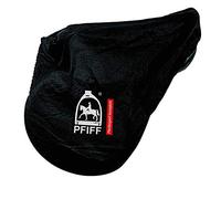 PFIFF Funda para sillín de algodón, Color Negro
