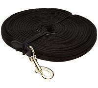 PFIFF Longe Softlonge - Riendas para Caballo, Color Negro