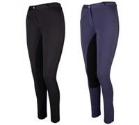 PFIFF Vollbesatzreithose Pantalón, Hombre, Schwarz-Braun, 54