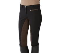 PFIFF - Pantalones de hípica Infantil, tamaño 152 UK, Color Negro