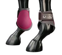 PFIFF Protectores para menudillo Bicolor con Forro Interior de Soft y Doble de Velcro, tamaños Full y Pony y en 6 Colores Diferentes