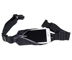 PFIFF Riñonera para Correr, con Banda elástica Ajustable, Impermeable, para Fitness, Correr, Correr, Viajes, Ciclismo