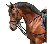 PFIFF Sliding - Pechopetrales y martingalas, tamaño Sangre Caliente/Complete, Color Negro